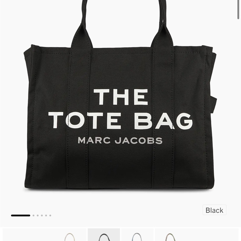 Marc Jacobs Black Canvas Tote Bag


16x13